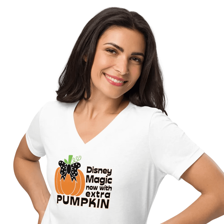 Disney Magic and a Dose of Pumpkin Halloween V-Neck Tee product image (10)