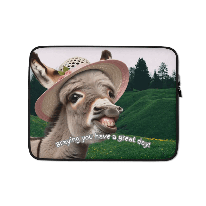 Braying Donkey Laptop Sleeve product image (1)