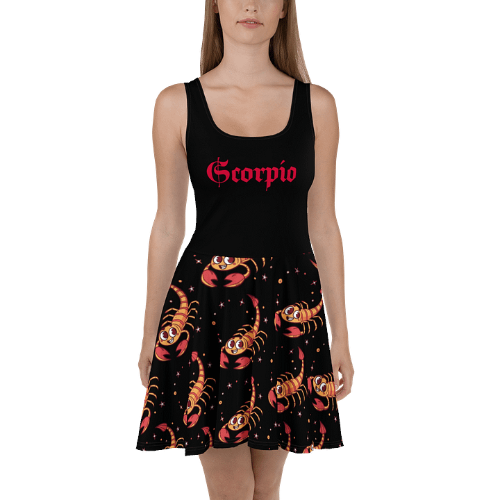 Swirling Scorpio Skater Dress product image (2)