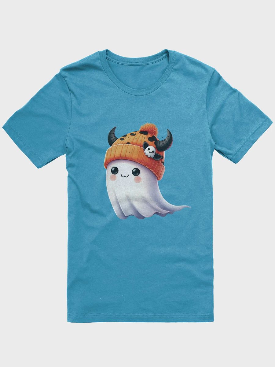 Spooky Ghost Beanie T-Shirt product image (1)