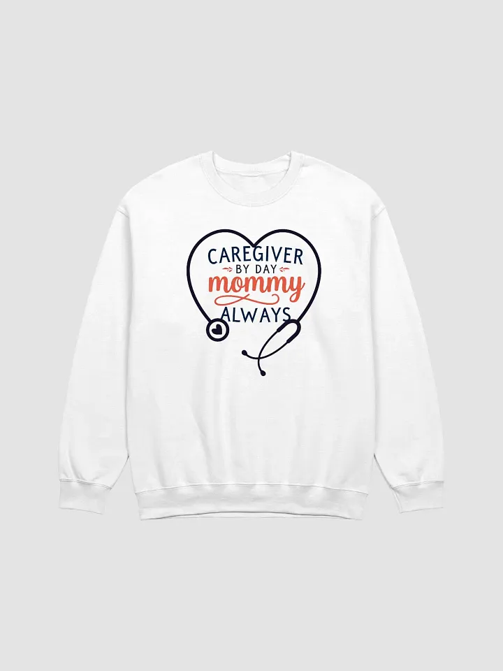 Mommy Always Heart Stethoscope Sweatshirt product image (1)