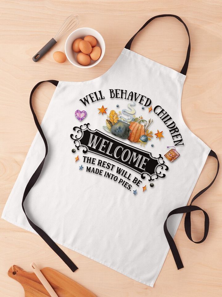 Well Behaved Children Welcome #1 - Apron product image (1)
