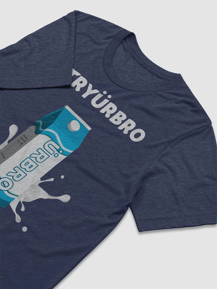 Tryurbro Milk | Triblend T-shirt | Dark | Wave #1 product image (2)