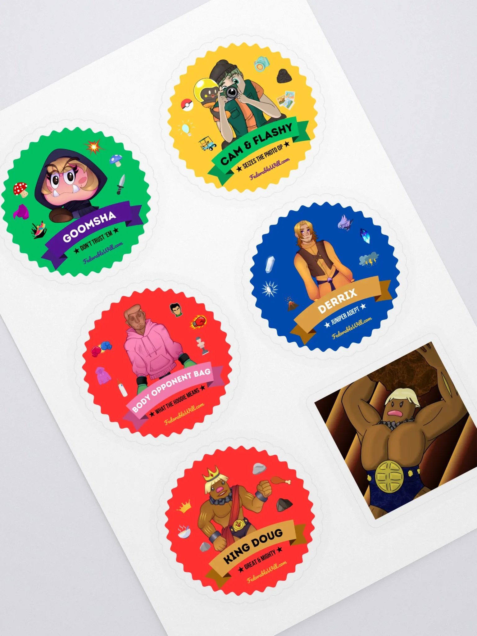 SSQ Sticker Set (ft. Doug) product image (1)