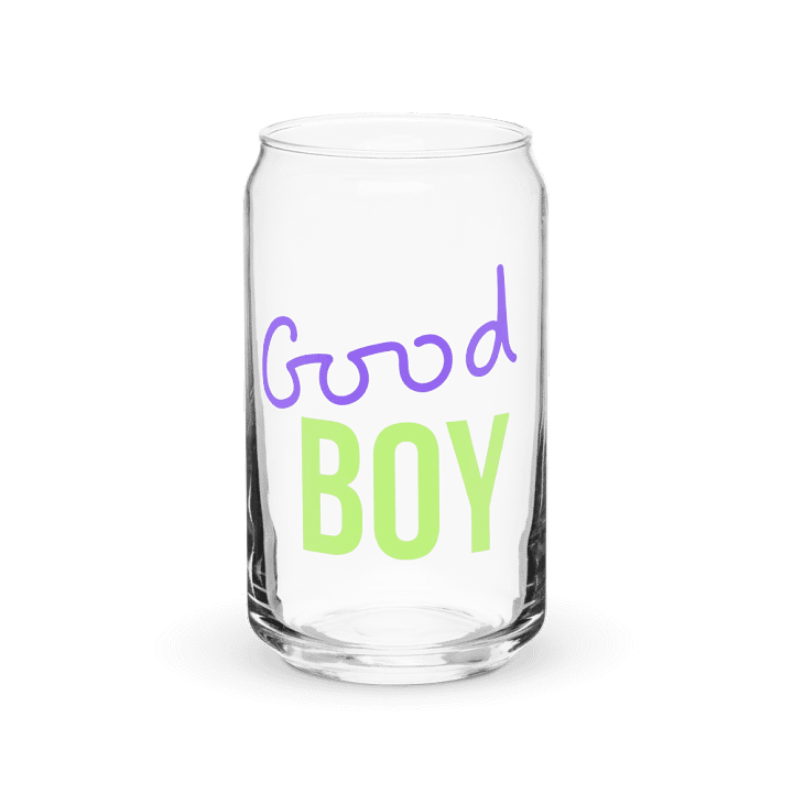 Good Boy Can Shaped Glass product image (1)
