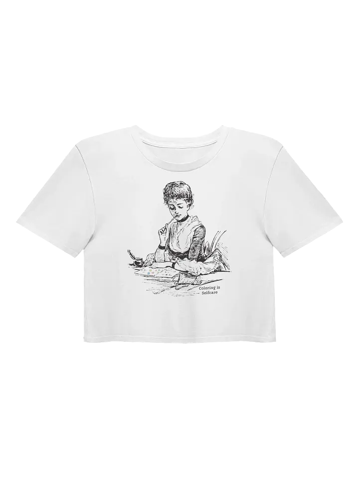 Coloring Selfcare Crop Top product image (1)