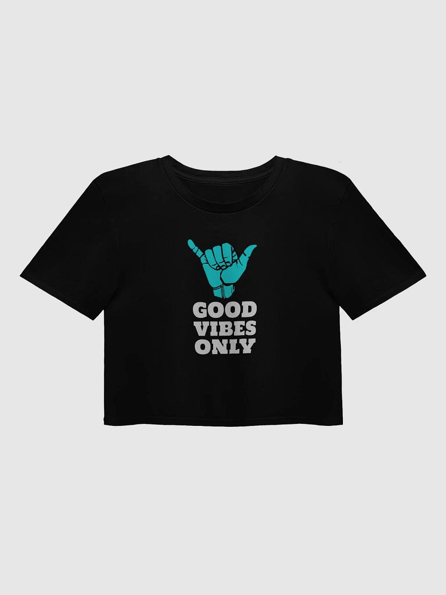 Good Vibes Only Cropped T-Shirt product image (1)