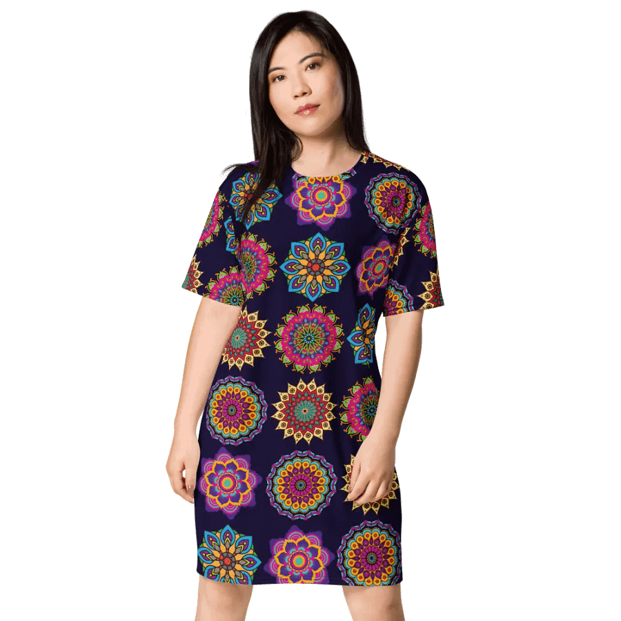 Kaleidoscope Mandala T Dress product image (3)