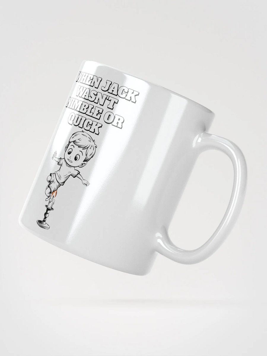 When Jack Wasn't Nimble or Quick - Parody White Coffee Mug product image (1)