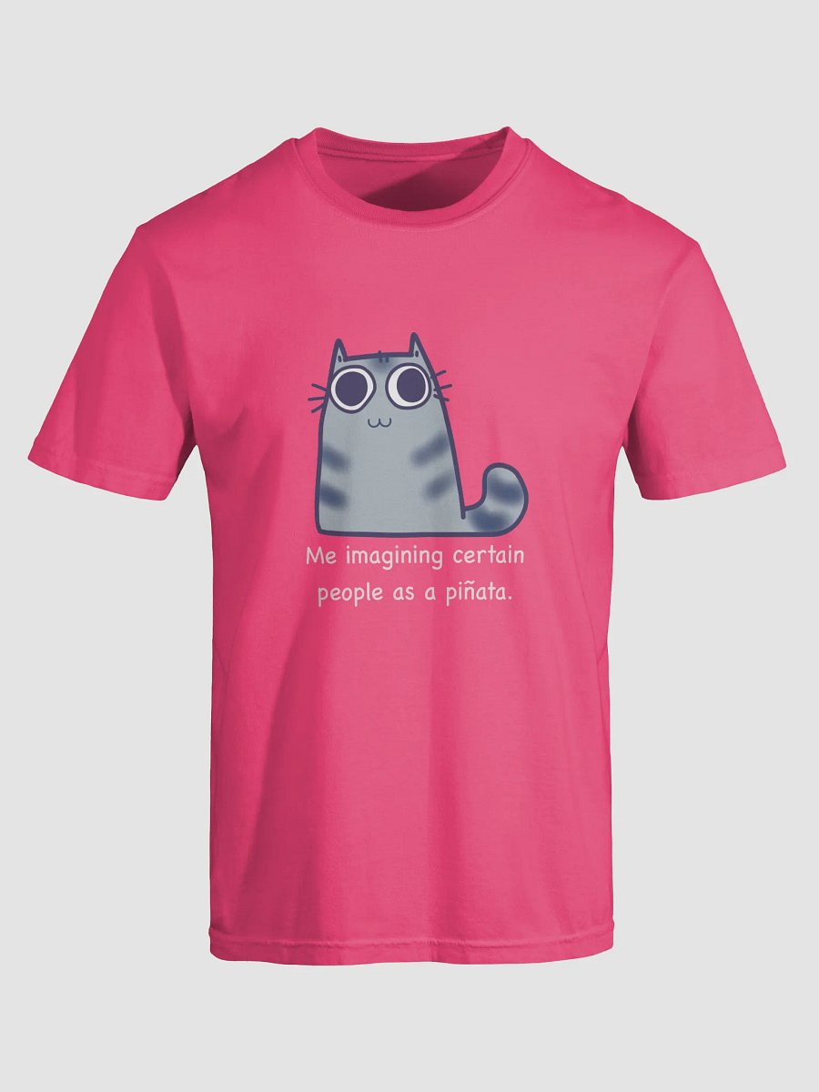 Whiskered Dreamer Cartoon Cat T-Shirt product image (105)