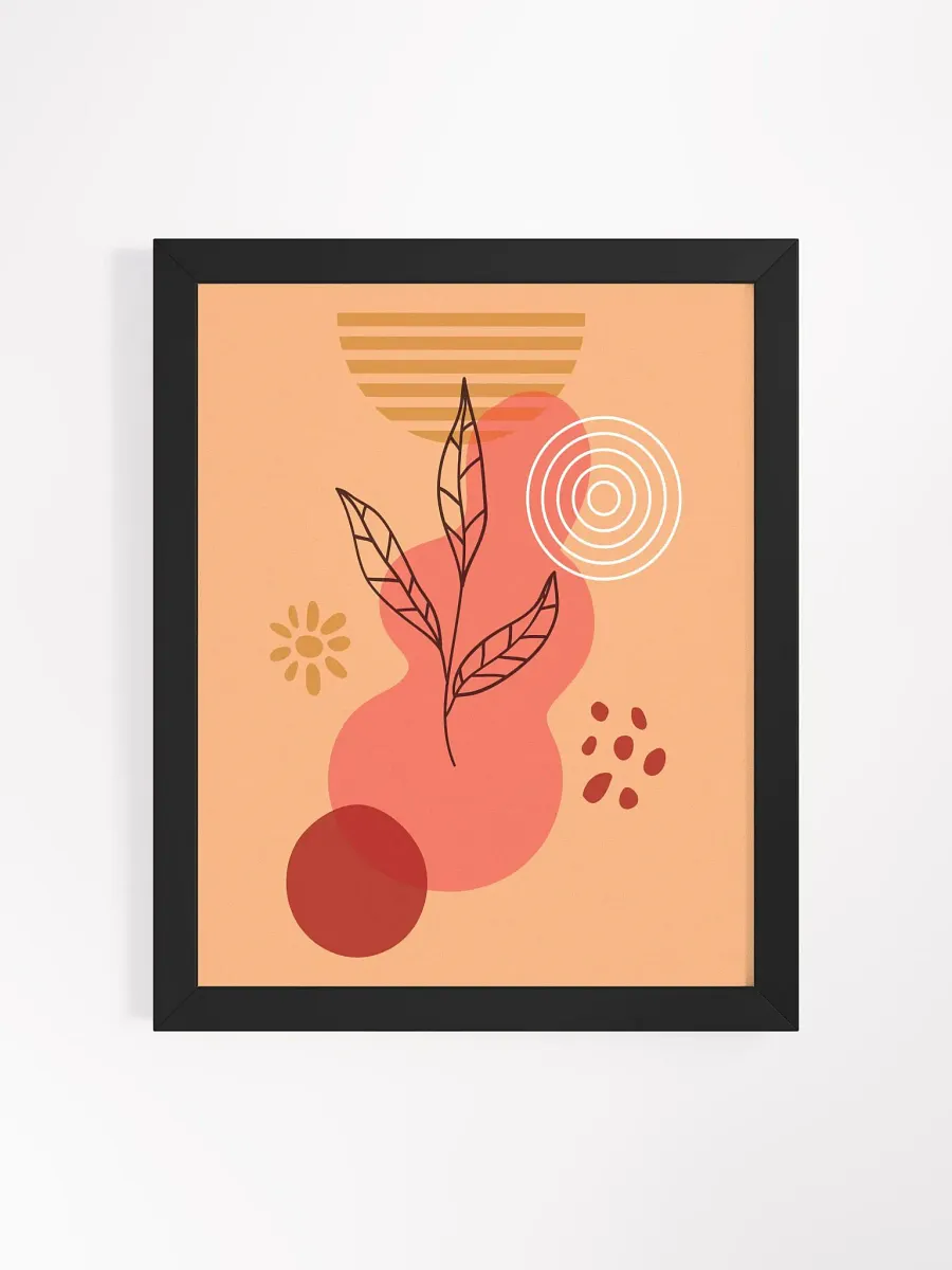 Abstract Botanical Fusion Framed Poster product image (11)