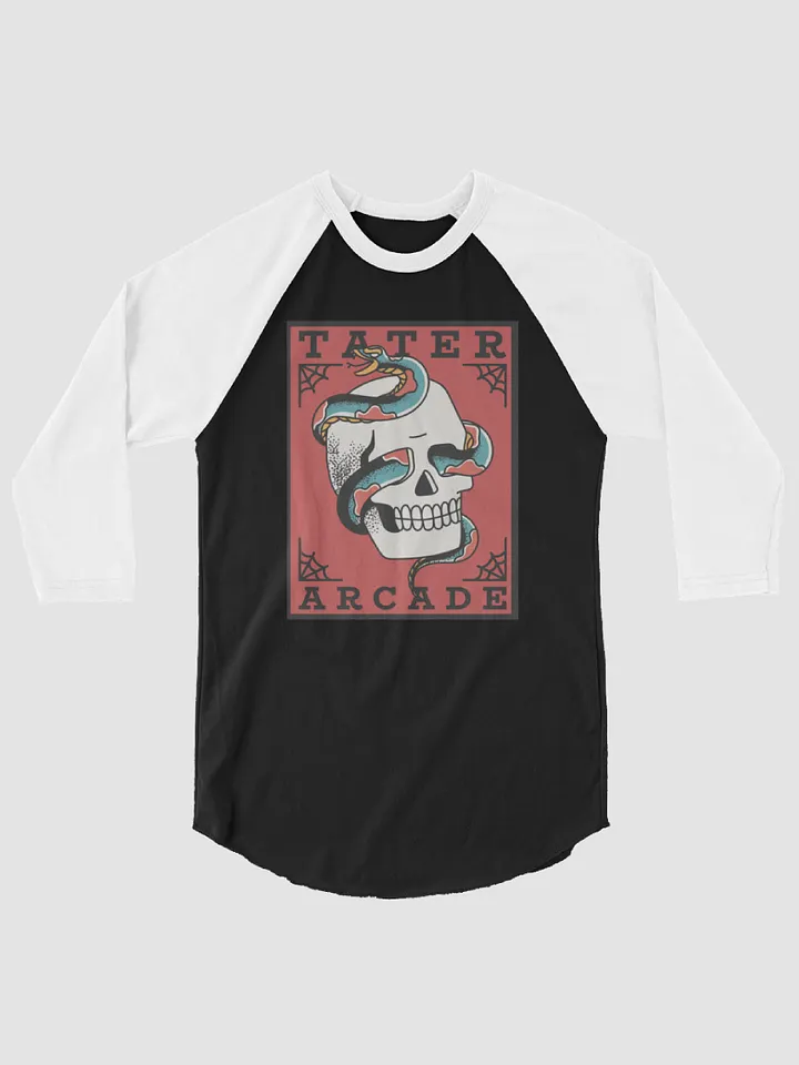 Traditional Tattoo Snakes and Skulls Raglan product image (1)