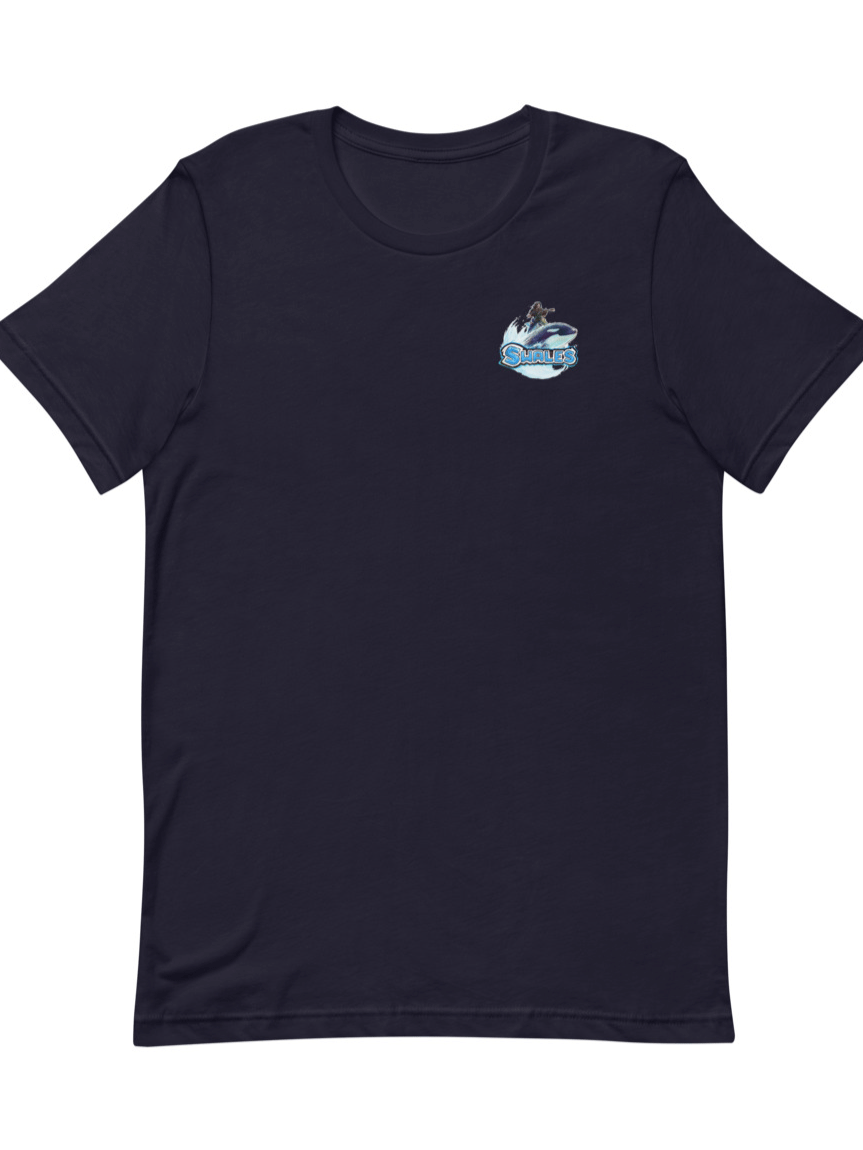 Whale Ridding Left Chest Tee product image (1)