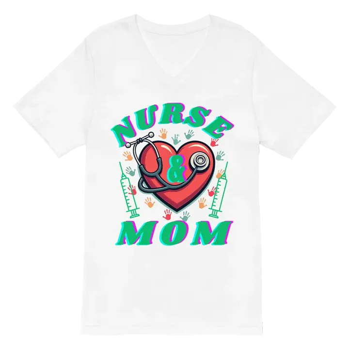 Nurse & Mom Heartfelt Tee product image (6)