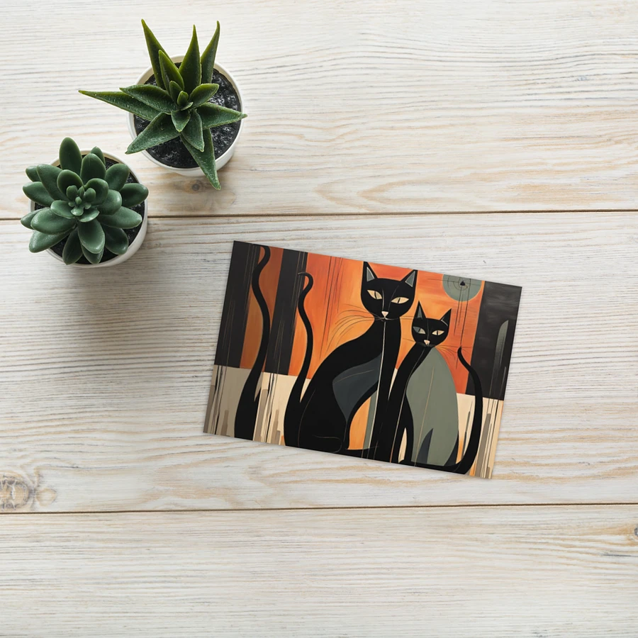 Abstract Black Love Cats product image (2)