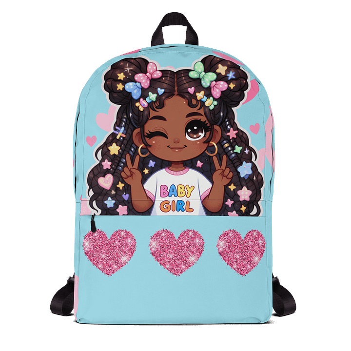 Baby Girl Peace Sign Backpack product image (1)