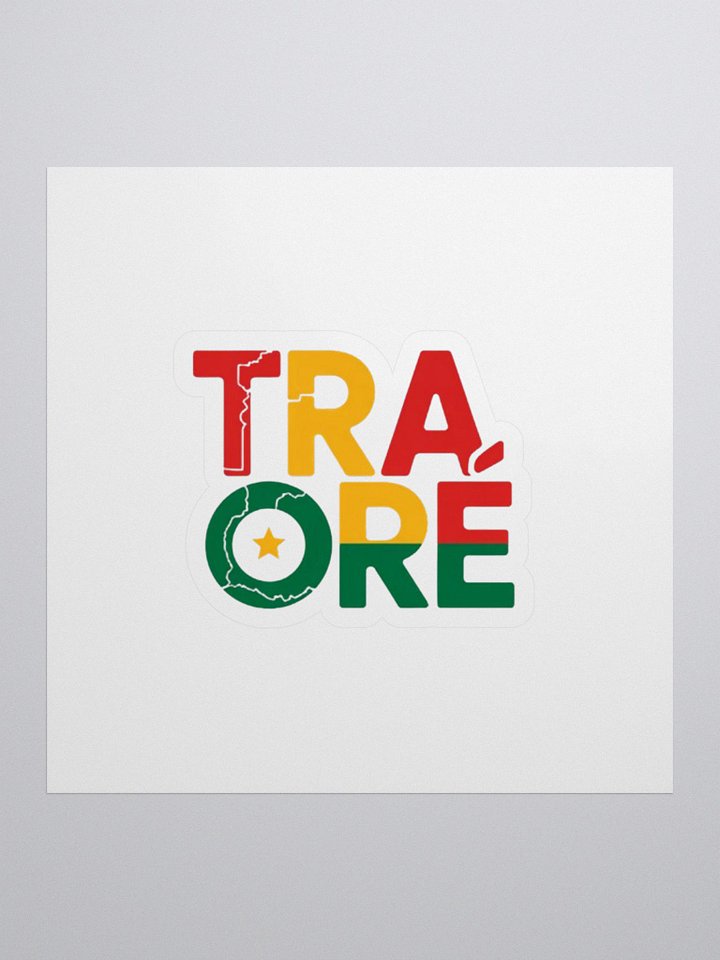 Traore Burkina Faso African Africa for Ibrahim Traoré Sticker product image (1)