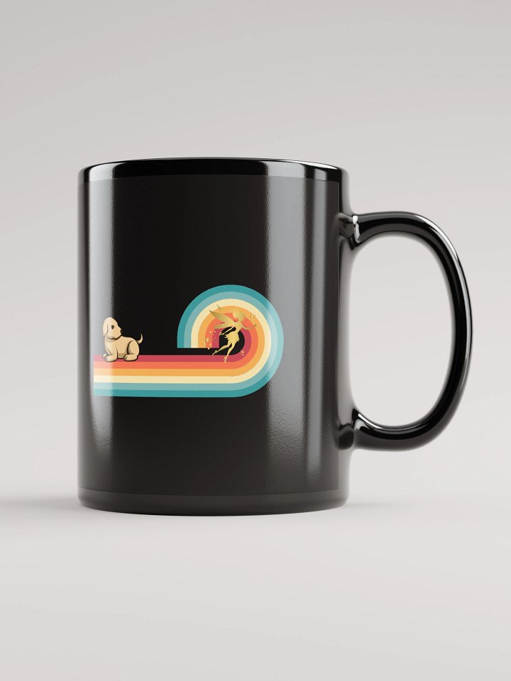 Whimsical Waves Black Glossy Mug product image (1)