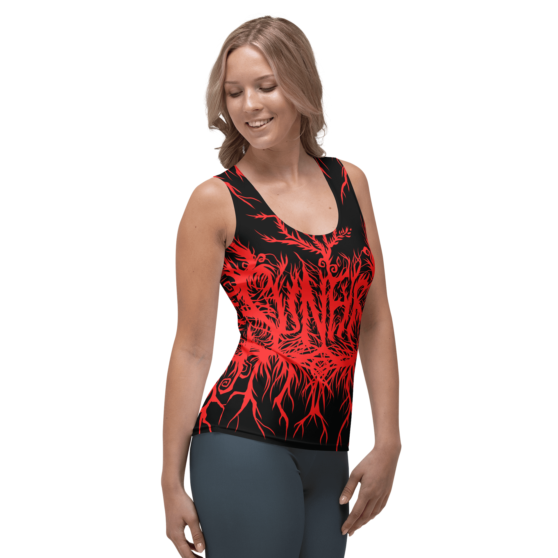 Sunfyre Red Metal Logo All Over Tank product image (4)