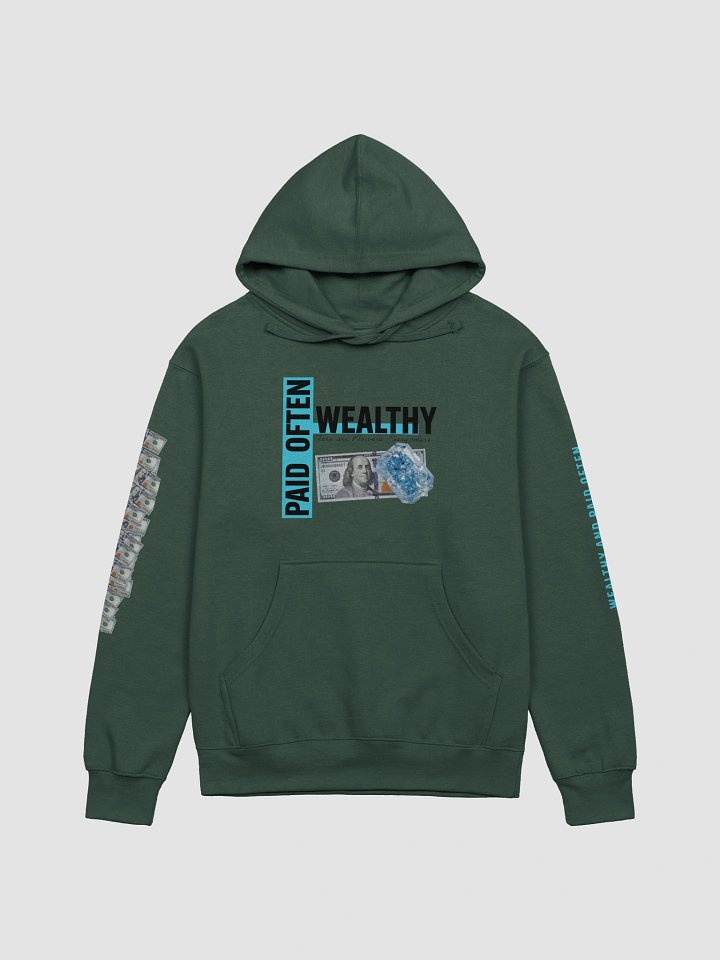 Diamond Blue Wealthy & Paid Often Hoodie product image (1)
