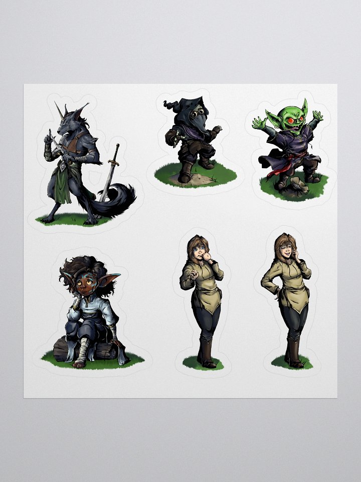 Tales of Teluria party stickers! product image (1)