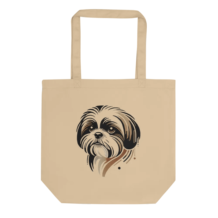 Shih Tzu Chic: Minimalist Tote Bag product image (1)