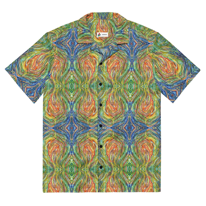 FIRE & WATER - PRINT BUTTON-UP SHIRT product image (2)