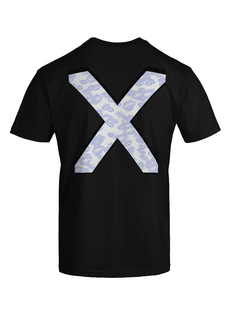White X Light Blue Lipstick Kisses | Shirt product image (4)