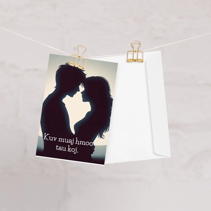 Kuv Muaj Hmoo Tau Koj (Lucky to have you) Card product image (2)