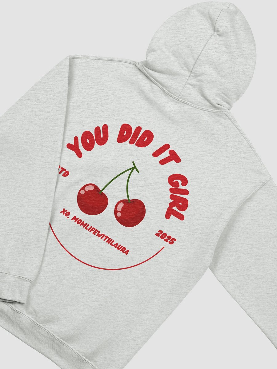 You Did it Girl Cherries Hoodie - Red/Pink/Grey product image (8)
