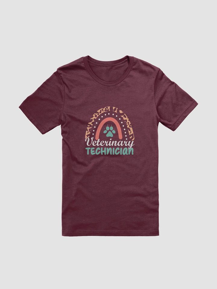 "Veterinary Technician-Rainbow" t-shirt product image (1)