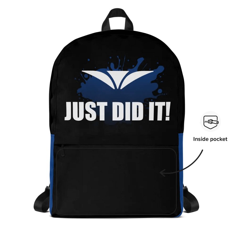 Just Did It! Blue Burst Backpack product image (6)