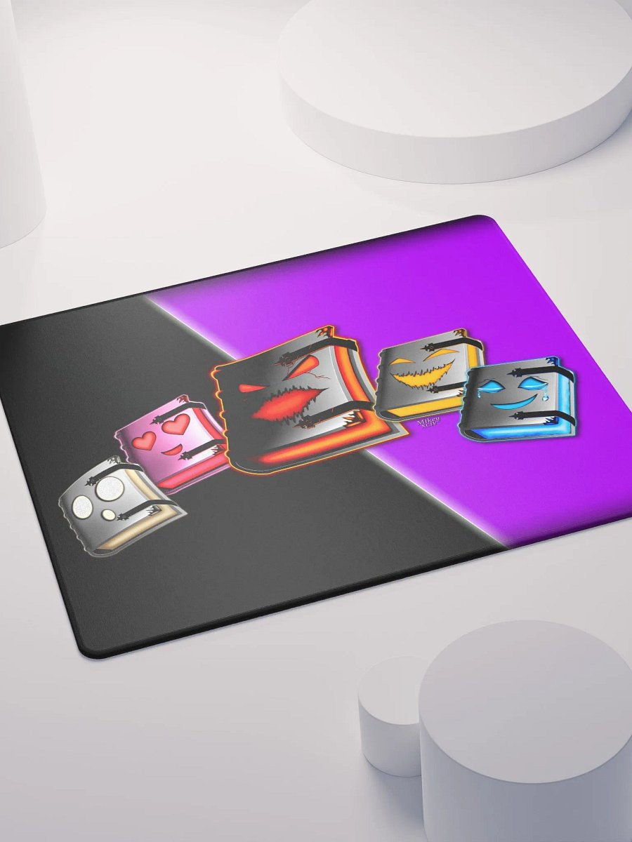 Emotionally Booked Grimoire Characters - MikeyXCIV - Mouse Pad - 18″×16″, 36″×18″ product image (4)
