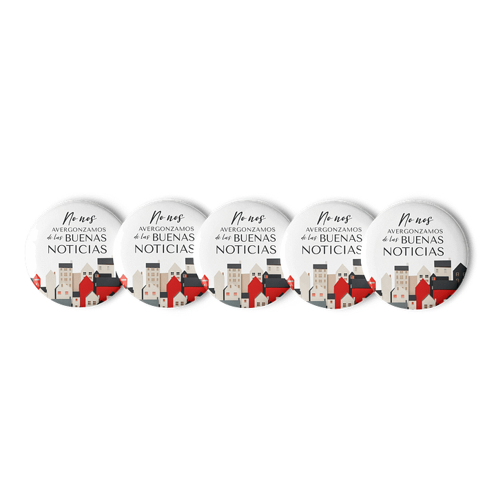 Set de Pines “No Nos Avergonzamos de las Buenas Noticias” product image (2)