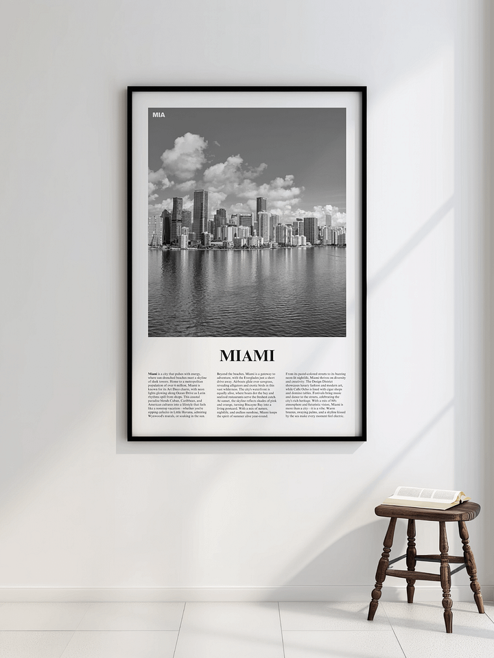 Miami 02 Newspaper Poster product image (4)
