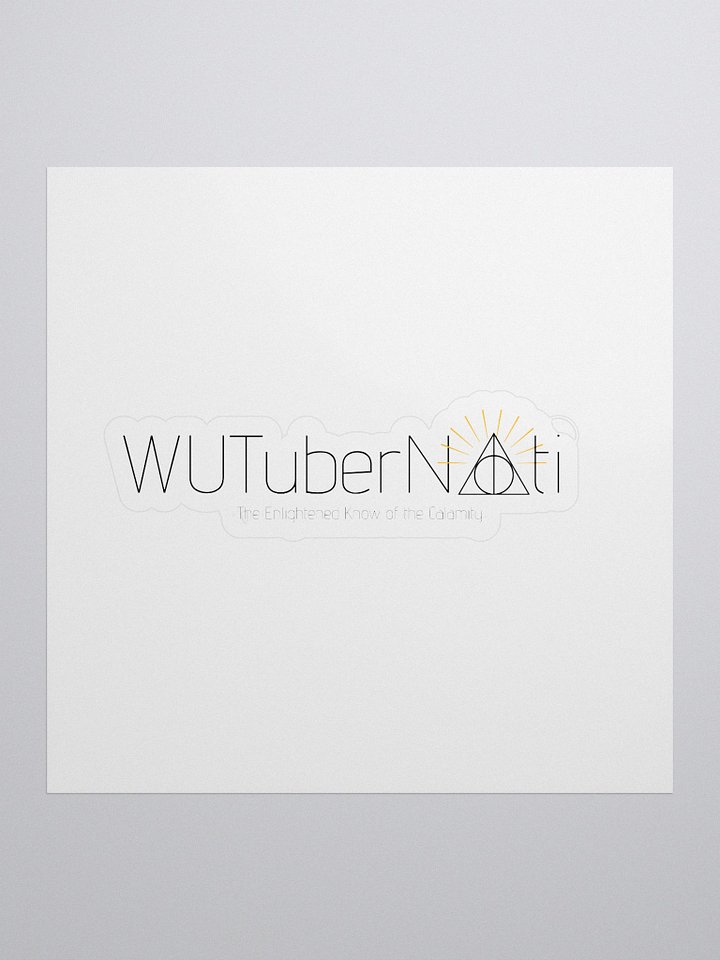 WUTubernati Kiss Cut Sticker 3 x 3 product image (1)