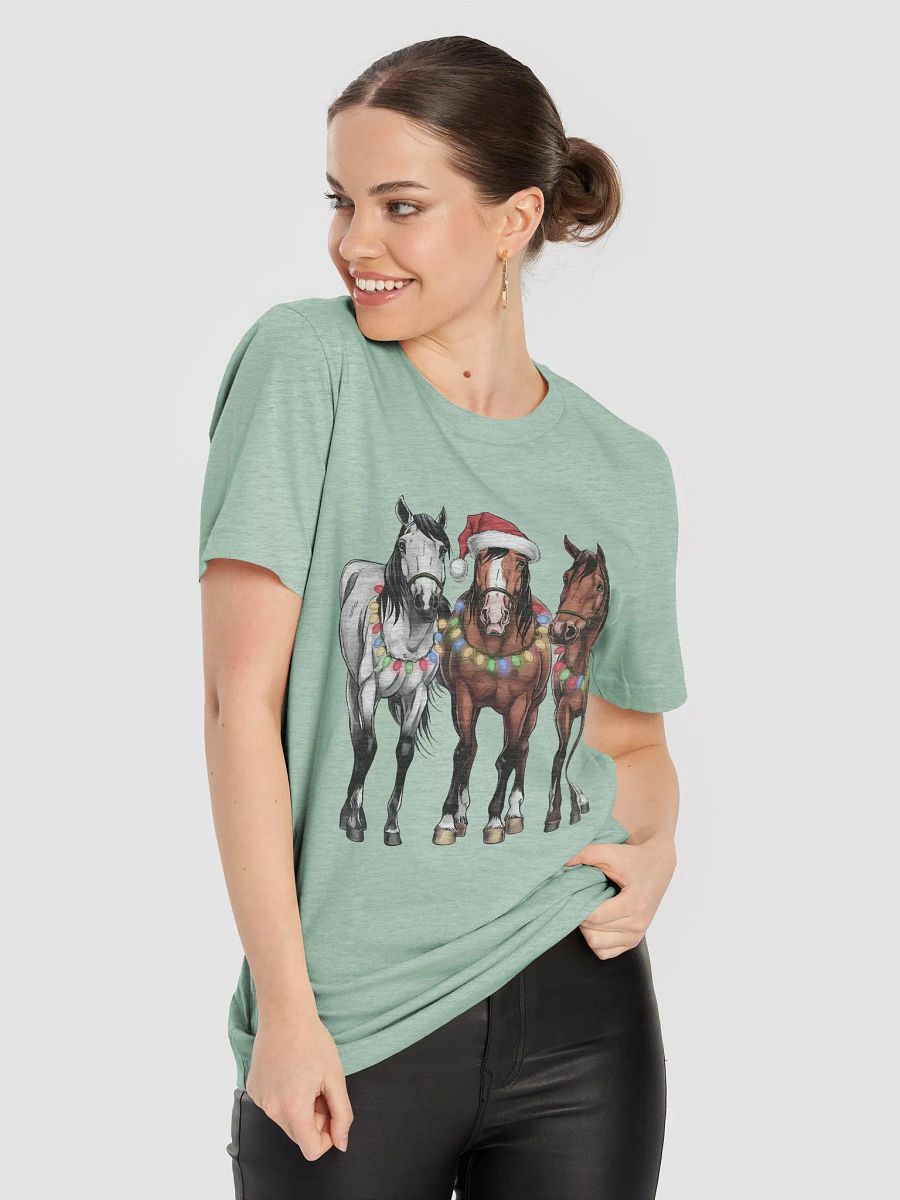 "Horses Christmas" t-shirt product image (2)