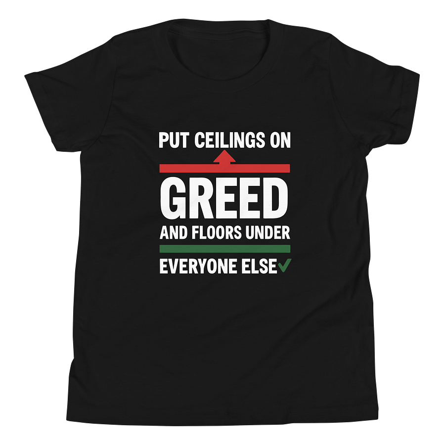 Greed Limits Youth T-Shirt product image (4)