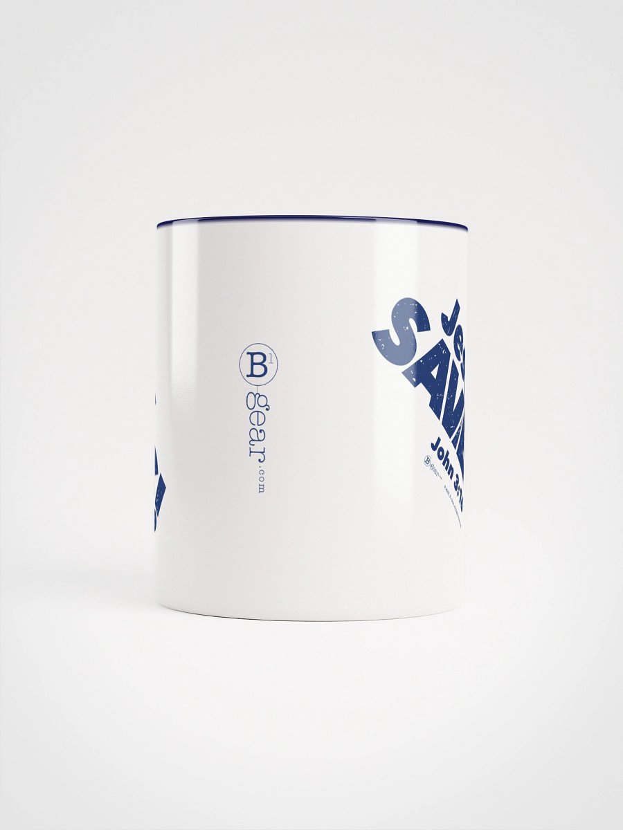 Jesus SAVES! John 3:16, Mug with Dark Blue Color Inside product image (8)