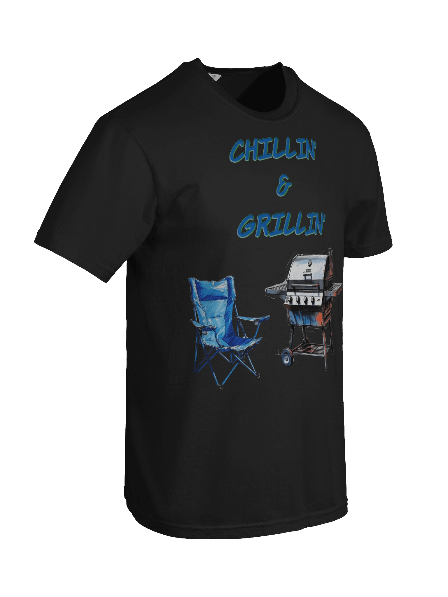 Chillin' & Grillin' tshirt product image (7)