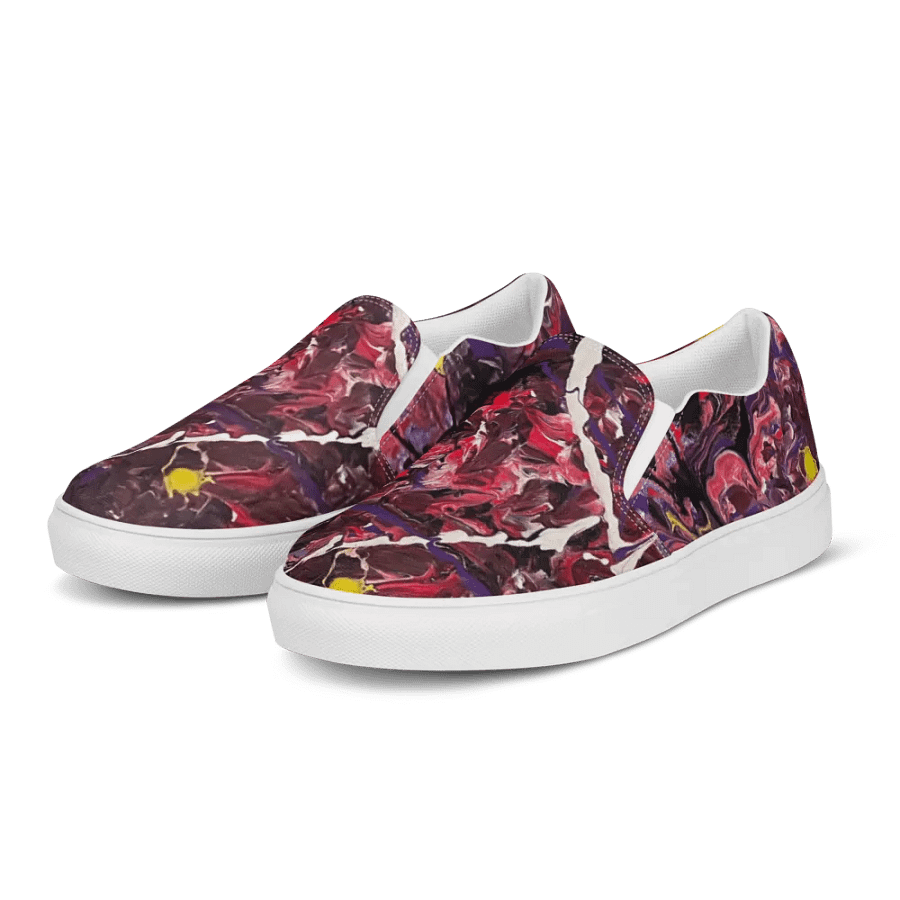 Men's Slip-On Canvas Shoes (Purple Rain) product image (2)