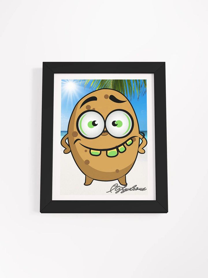 Spud-tacular Beach Getaway Framed Poster product image (1)
