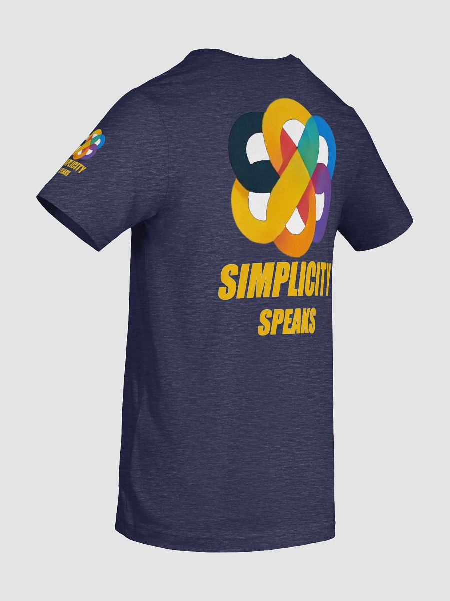 Simplicity Speaks Geometric T-Shirt product image (88)