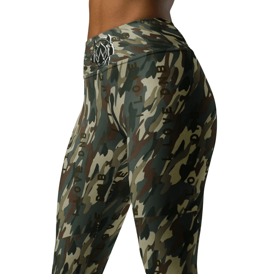 I love dnb camo Leggings product image (1)