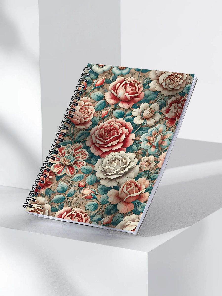 Royal Floral Spiral Notebook product image (3)