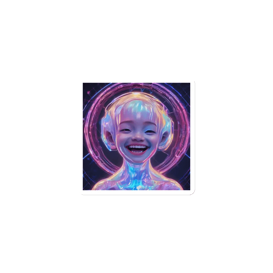 Happy as a Hologram Magnet product image (1)