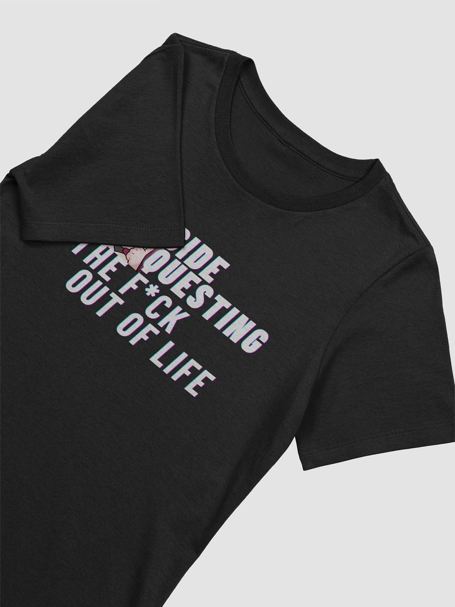 Pop Warrior Side Quest (White Text) Women's Fit Shirt product image (3)