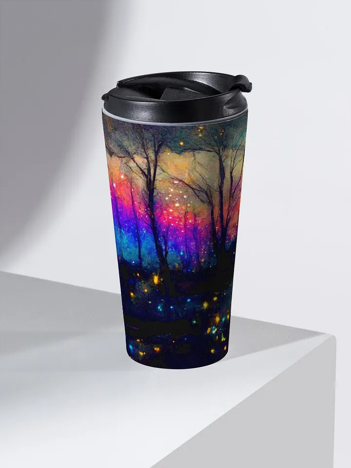Surreal Sunset Silhouette Travel Mug product image (2)