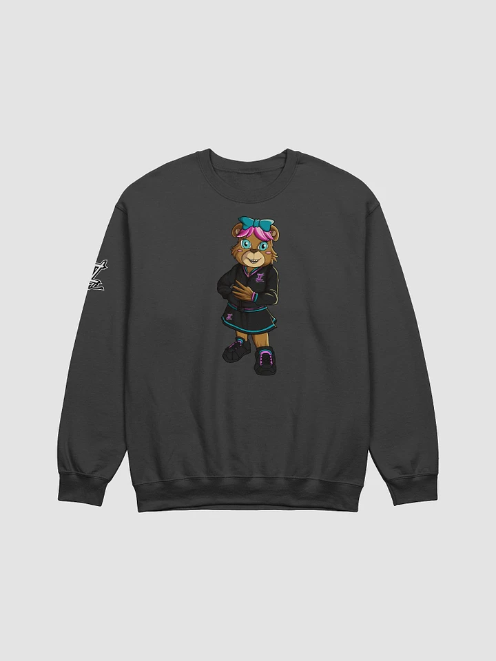 Standing Girl Bear Crewneck Sweatshirt product image (1)