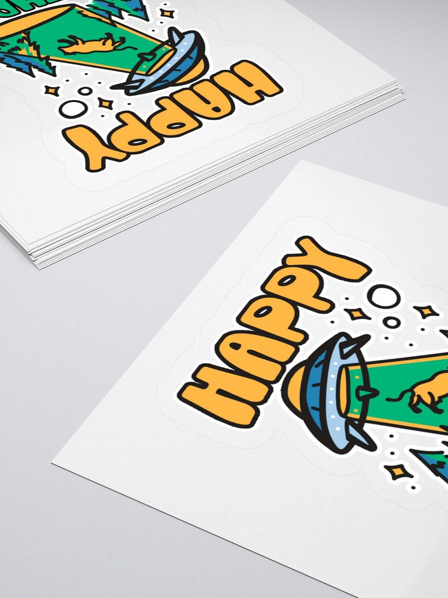 Happy Birthday (UFO Abduction) Sticker product image (4)